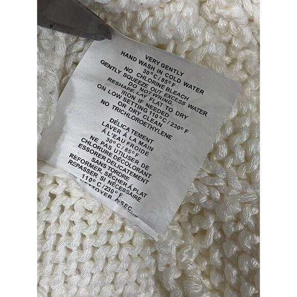 Cartise Cropped Cardigan Boutique Style Sweater Wrap Knit Juniors Large Ruffle - Picture 8 of 14